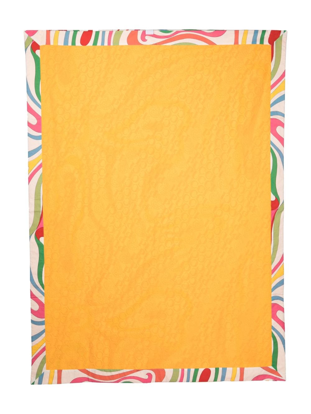 PUCCI Junior monogram-jacquard contrast-border towel - Orange von PUCCI Junior