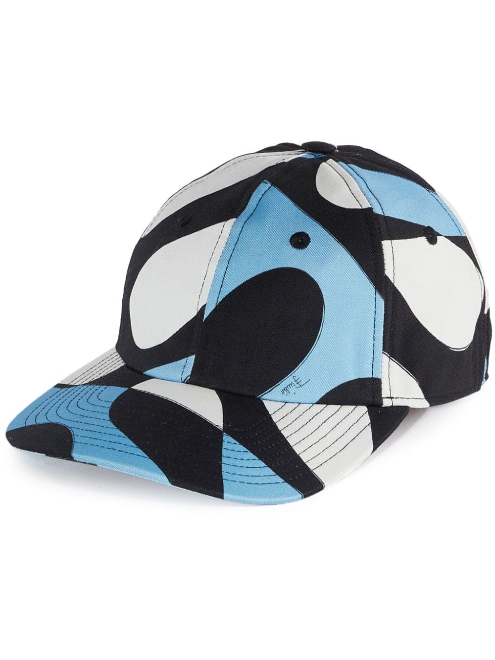 PUCCI Leocorno-print baseball cap - Black von PUCCI