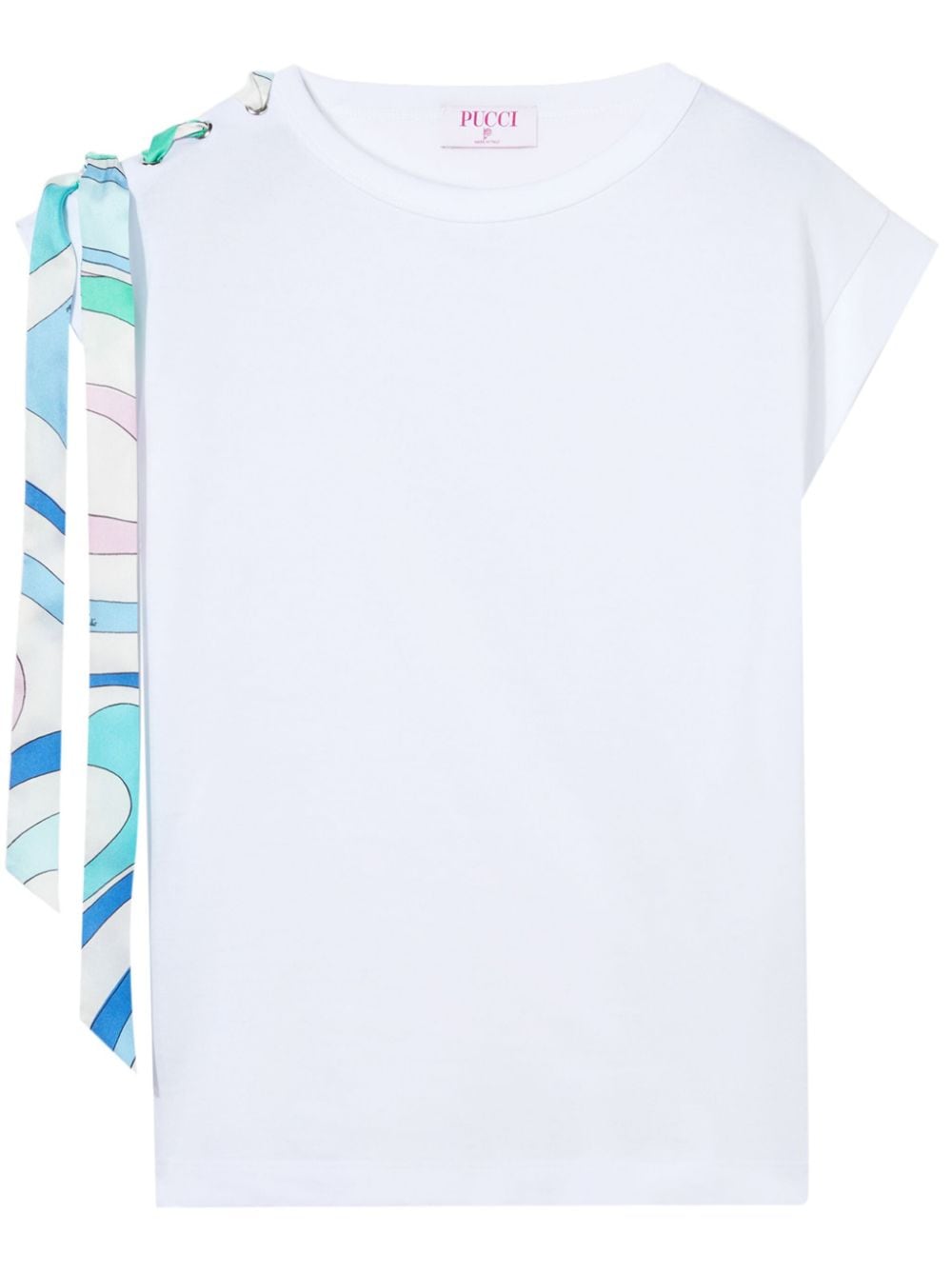 PUCCI Marmo-print cotton T-shirt - White von PUCCI