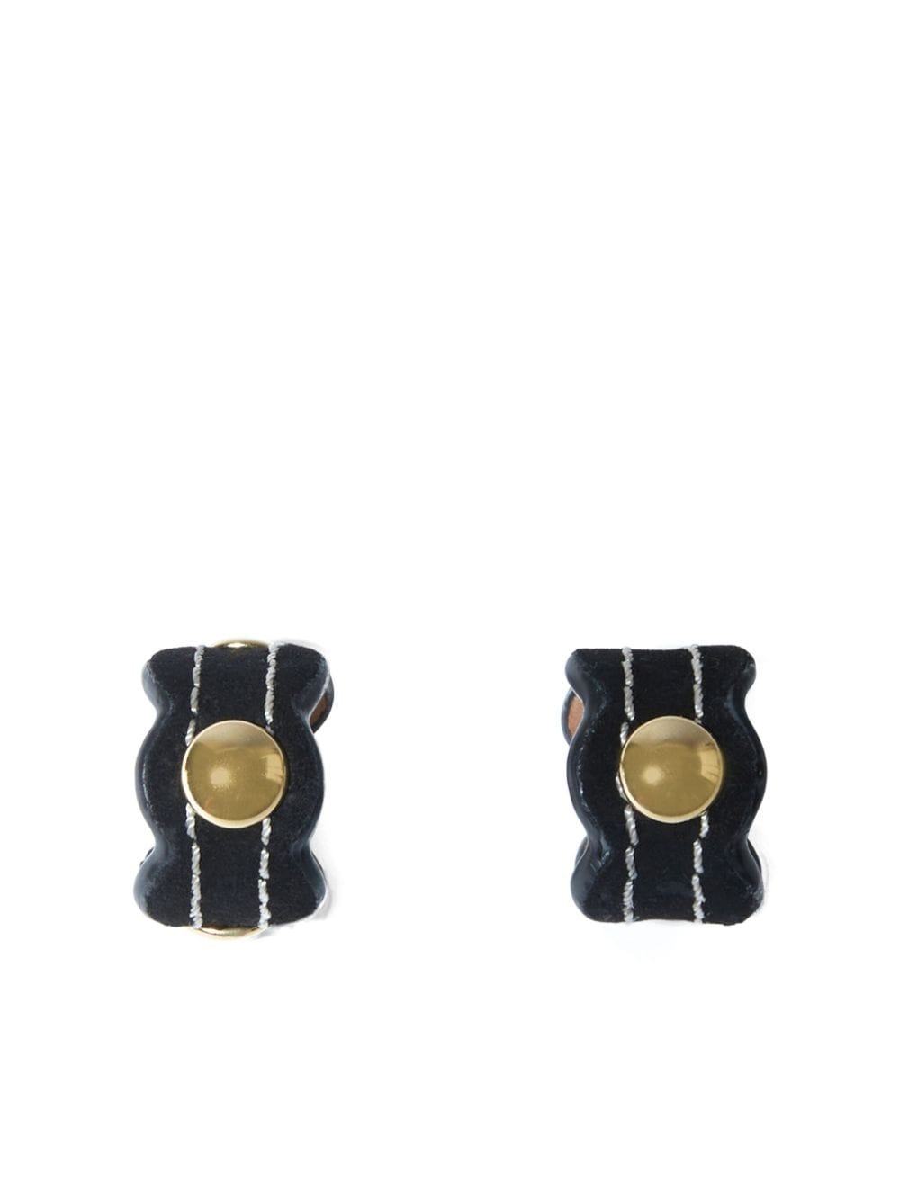 PUCCI Onde open-band rings (set of two) - Black von PUCCI