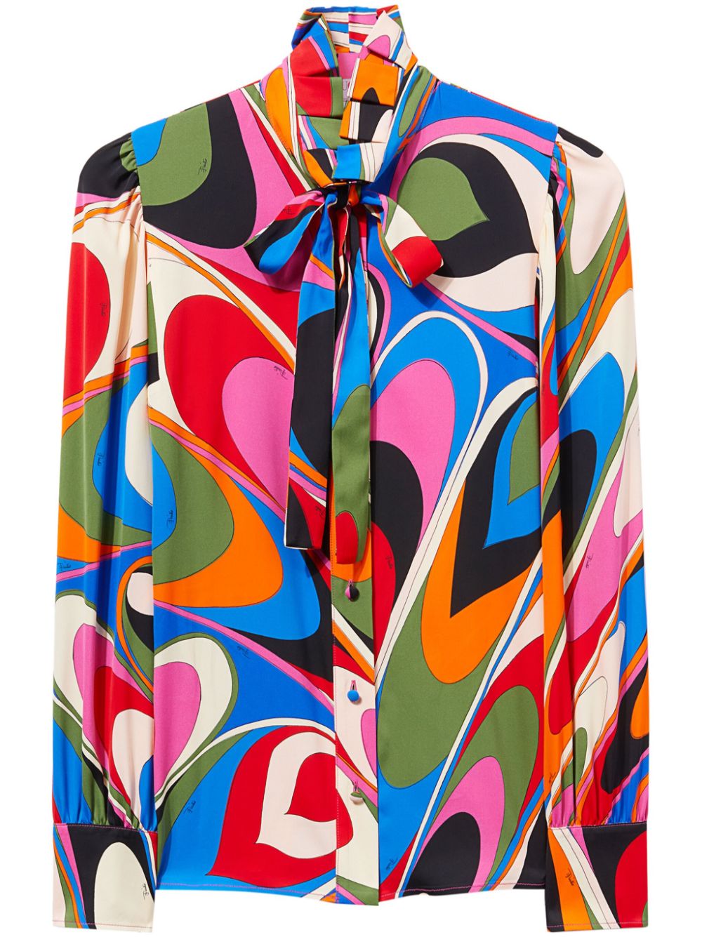 PUCCI Onde-print shirt - Blue von PUCCI