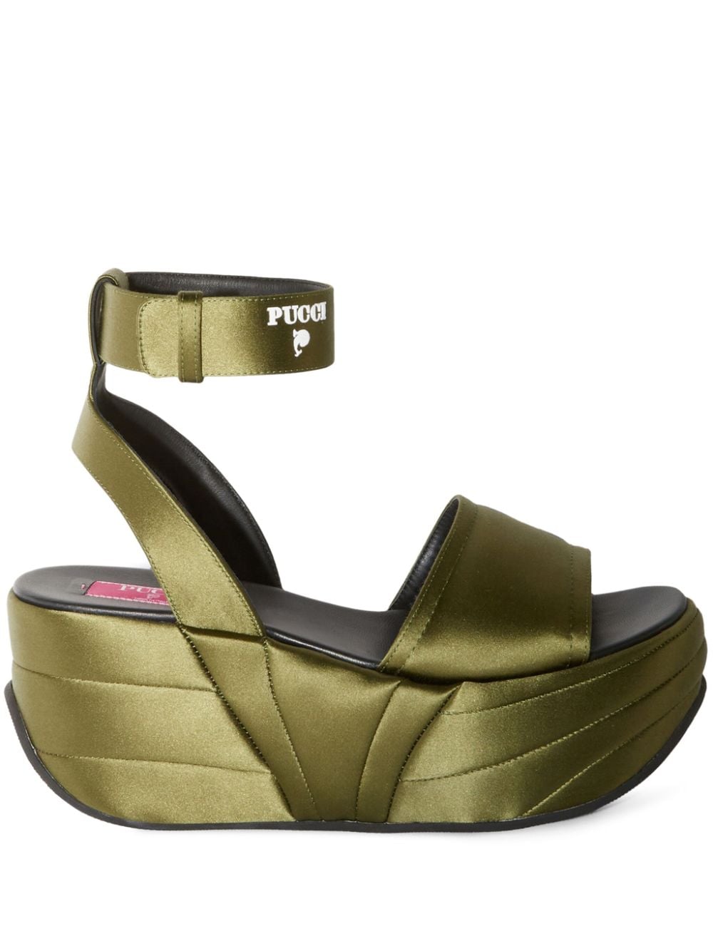 PUCCI Pucciami platform sandals - Green von PUCCI
