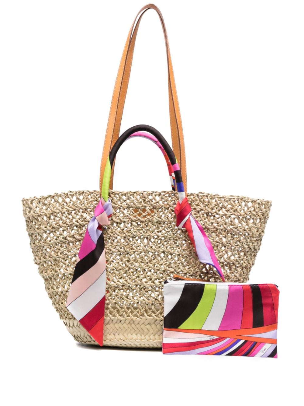 PUCCI Sun Is Up logo-print beach bag - Neutrals von PUCCI