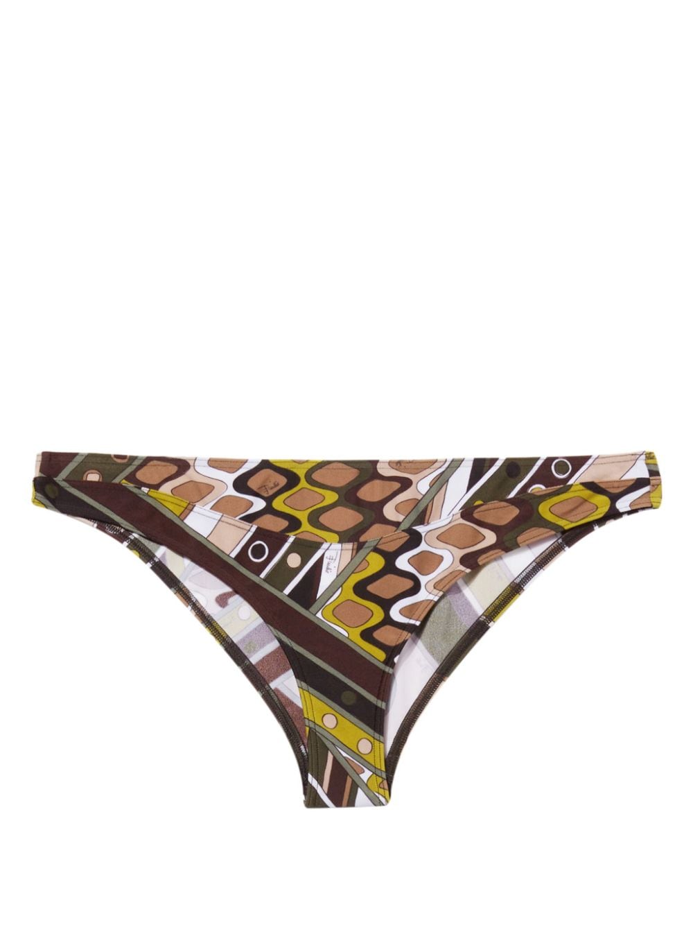 PUCCI Vivara-print bikini bottoms - Green von PUCCI