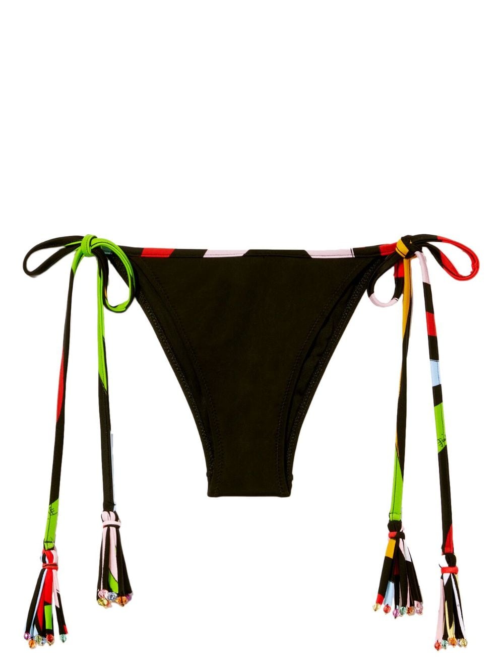 PUCCI tie-fastening bikini bottoms - Black von PUCCI