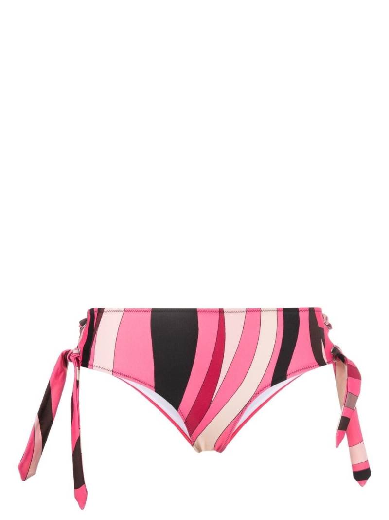 PUCCI wave-print bikini bottoms - Pink von PUCCI