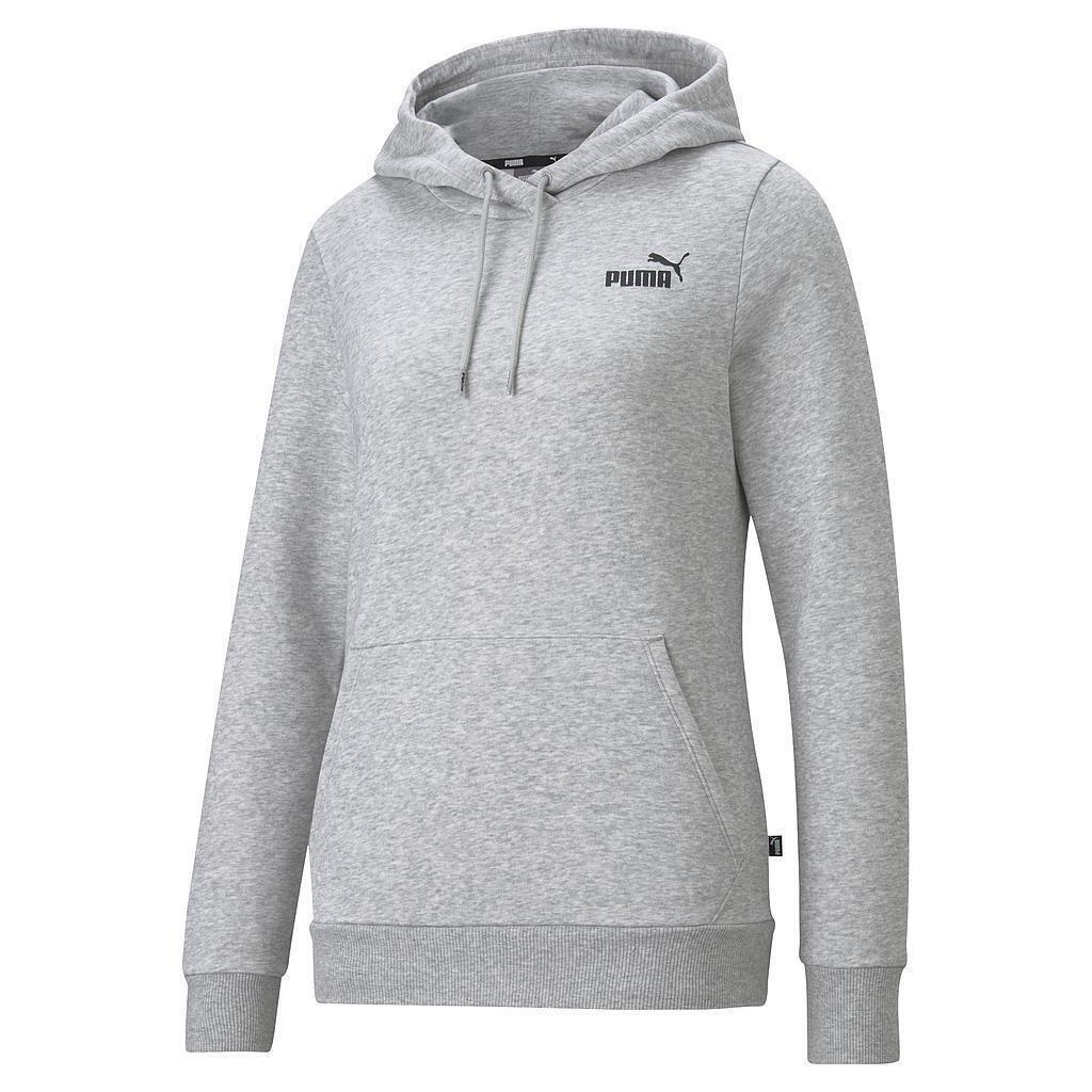 Ess Kapuzenpullover Damen Grau S von PUMA