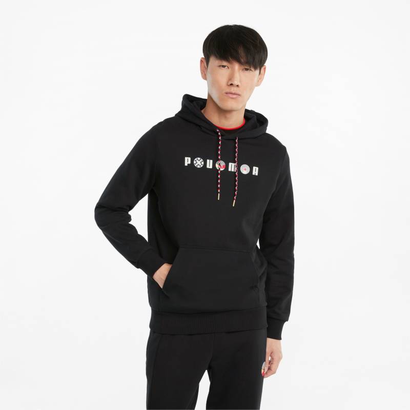 PUMA AS Grafik French Terry Herren Hoodie | Mit Aucun | Schwarz | Größe: XXL von PUMA