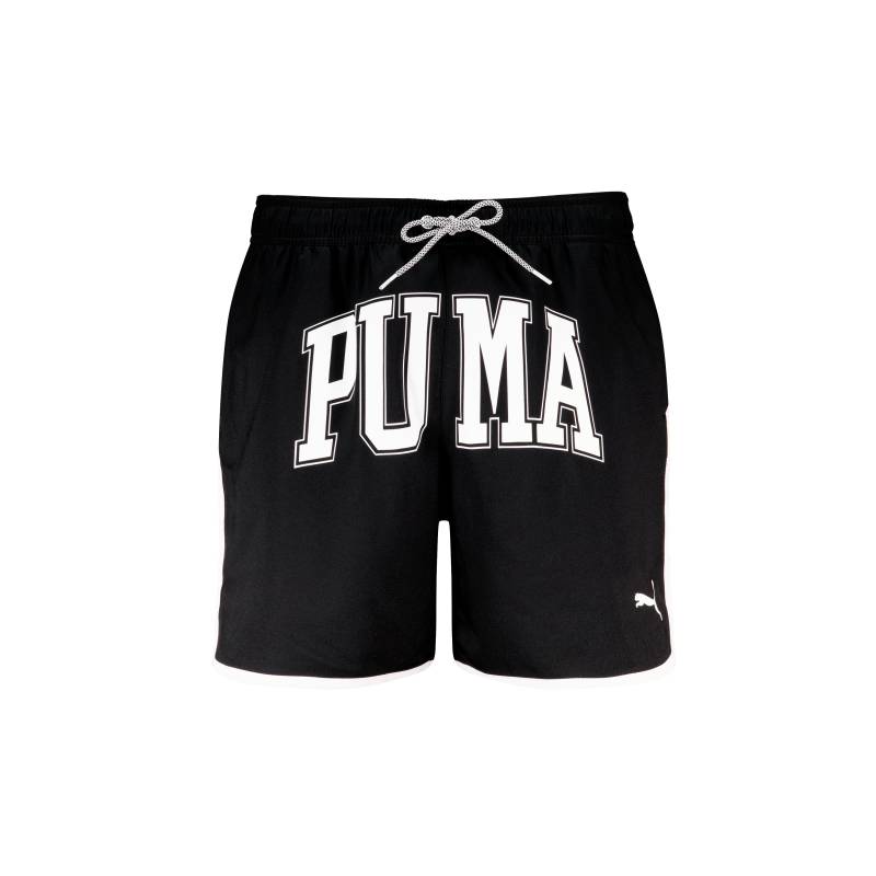 PUMA Badeshorts, (1 St.), mit auffälligem Logo-Schriftzug von PUMA