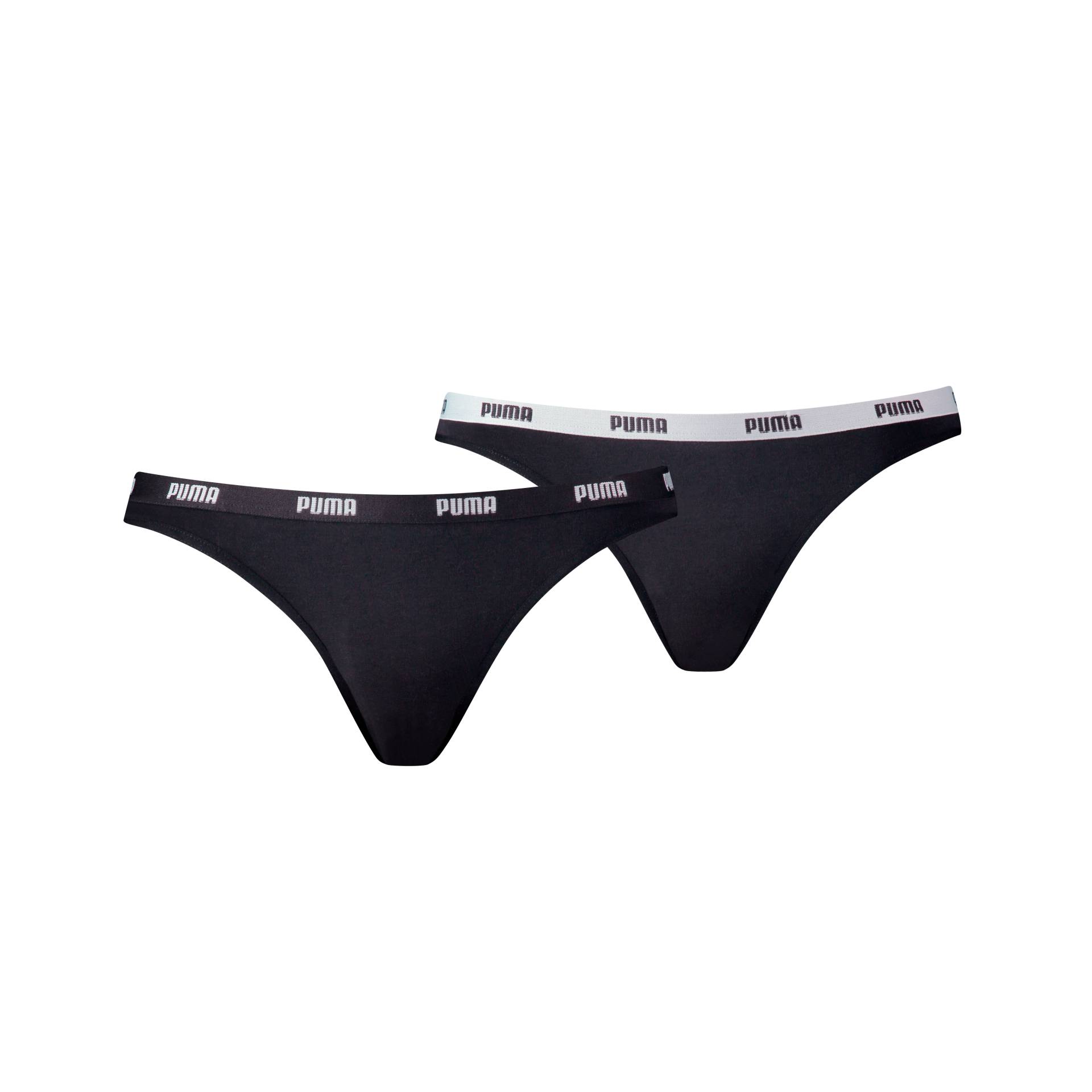 PUMA Bikinislip »PUMA WOMEN BIKINI 2P HANG«, (2er Pack), Mit elastischem Logobund von PUMA