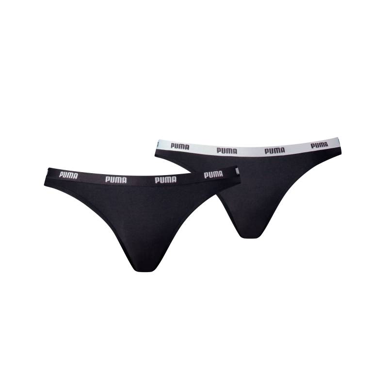 PUMA Bikinislip »PUMA WOMEN BIKINI 2P HANG«, (2er Pack), Mit elastischem Logobund von PUMA