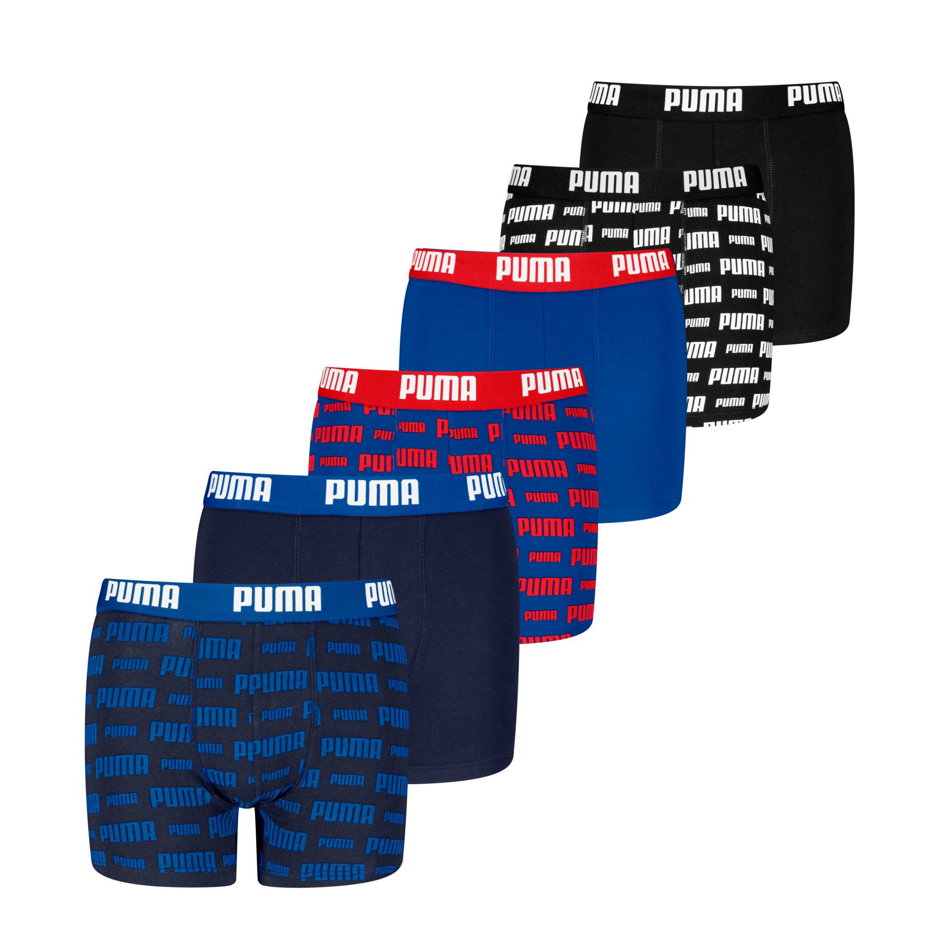 PUMA Boxershorts »PUMA BOYS EVERYDAY LOGO PRINT BOXERS 6P ECOM«, (6er Pack) von PUMA
