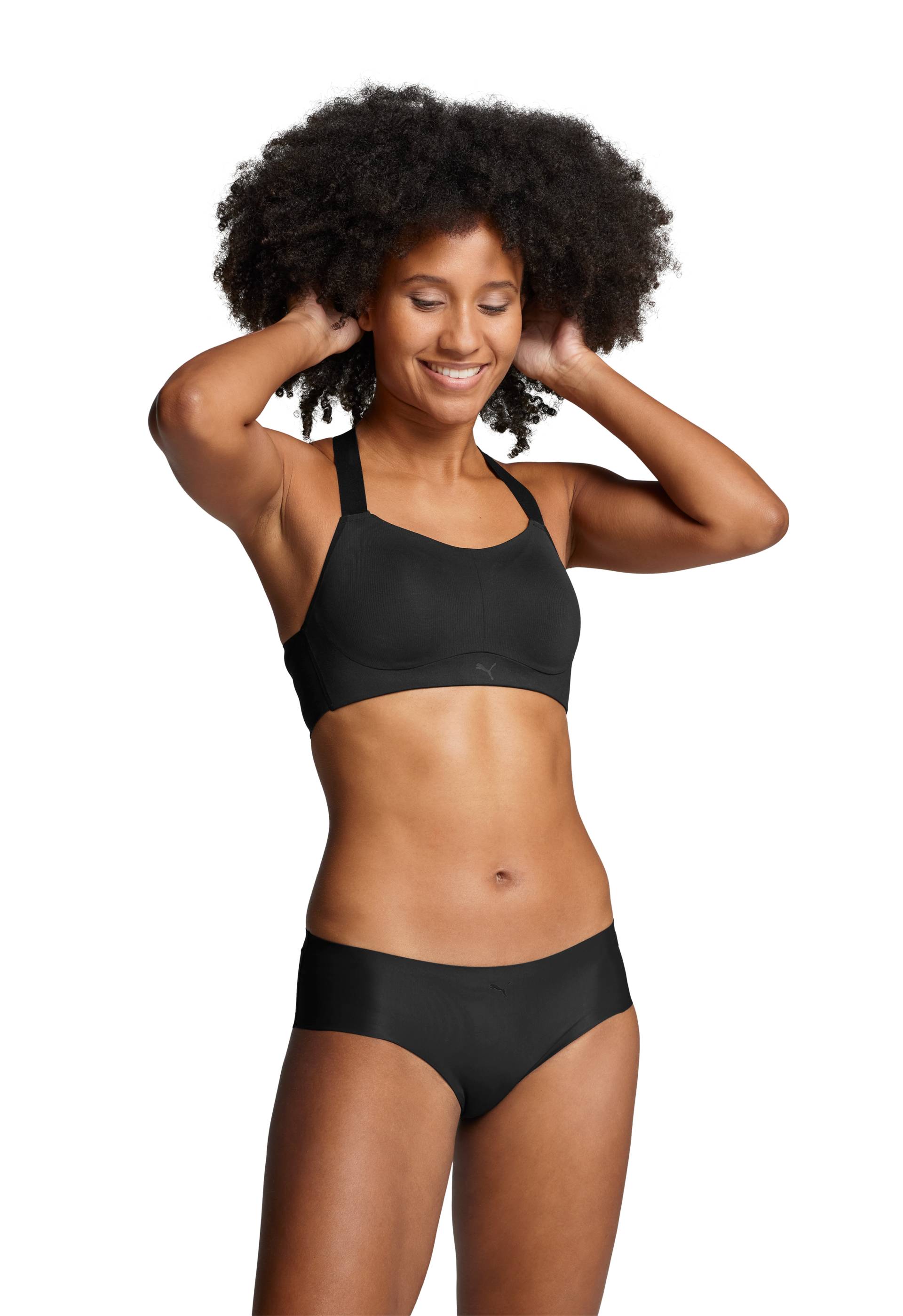 PUMA Bügelloser BH »PUMA WOMEN HIGH SUPPORT ACTIVE BRA 1P«, Mit breiten Trägern, Doppelcupgrössen PUMA Bügelloser BH »PUMA WOMEN HIGH SUPPORT ACTIVE BRA 1P«, Mit breiten Trägern, Doppelcupgrössen von PUMA