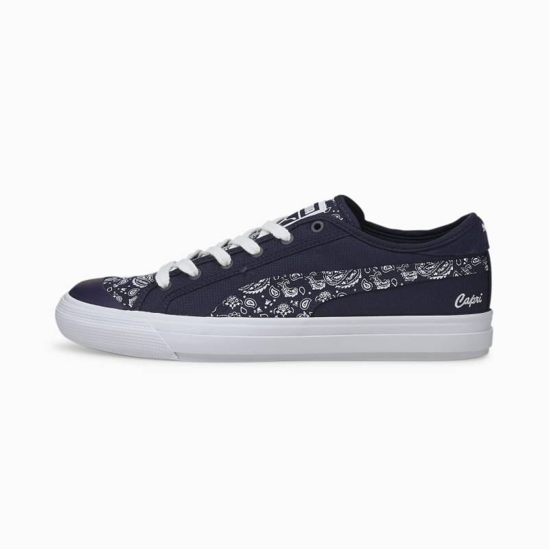 PUMA Capri Paisley Sneakers Schuhe Für Damen | Mit Aucun | Blau/Weiß | Größe: 40.5 von PUMA