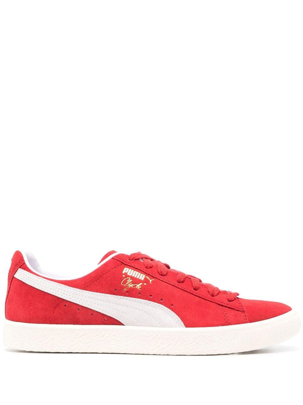 PUMA Clyde leather sneakers - Red von PUMA