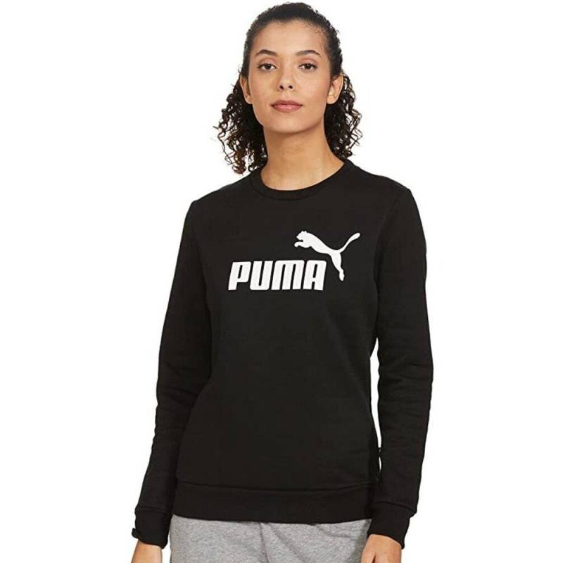 Ess Sweatshirt Damen Schwarz Bedruckt L von PUMA