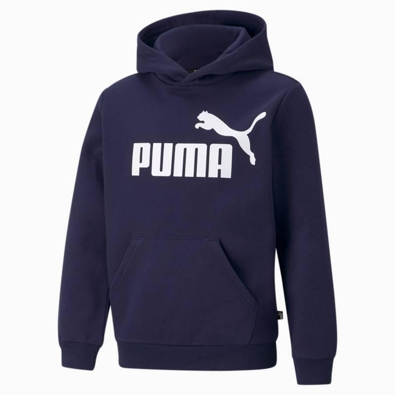 PUMA Essentials Jugend Hoodie mit großem Logo Für Herren | Mit Aucun | Blau | Größe: 176 von PUMA
