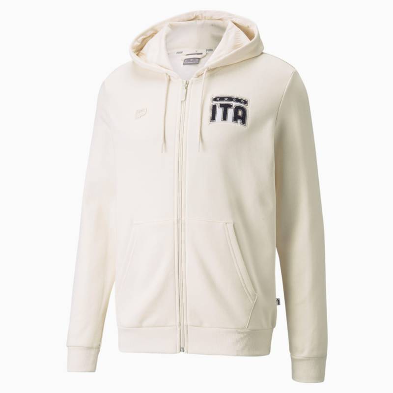 PUMA FIGC FtblFeat Herren Fußball-Hoodie mit durchgehendem Reißverschluss | Mit Aucun | Mehrfarbig | Größe: S von PUMA