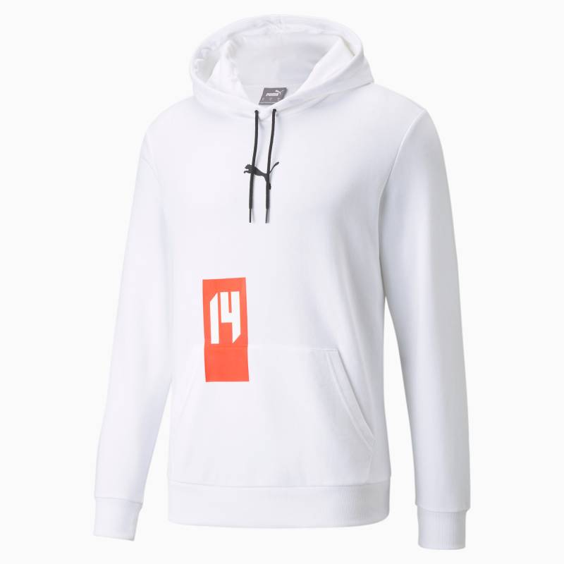 PUMA FUẞBALL '70er Herren Fußball-Hoodie | Mit Aucun | Weiß | Größe: 3XL von PUMA