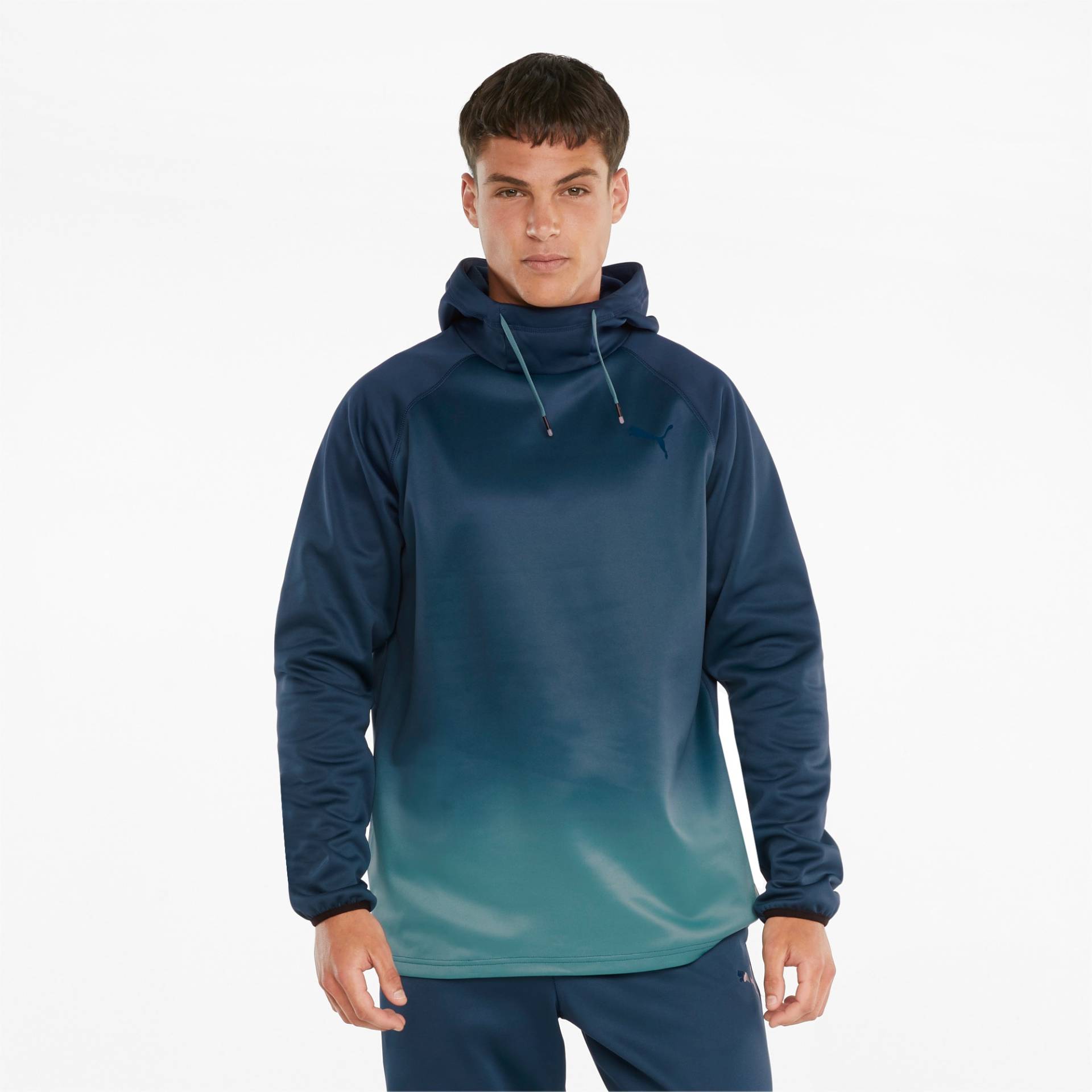 PUMA Fade PWR Fleece Herren Trainingshoodie | Mit Aucun | Blau | Größe: XL PUMA Fade PWR Fleece Herren Trainingshoodie | Mit Aucun | Blau | Größe: XL von PUMA