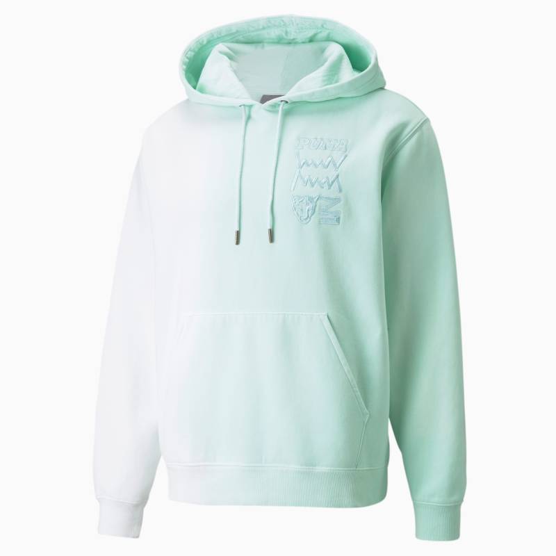 PUMA First Pick Herren Basketball-Hoodie | Mit Aucun | Blau/Weiß | Größe: S von PUMA