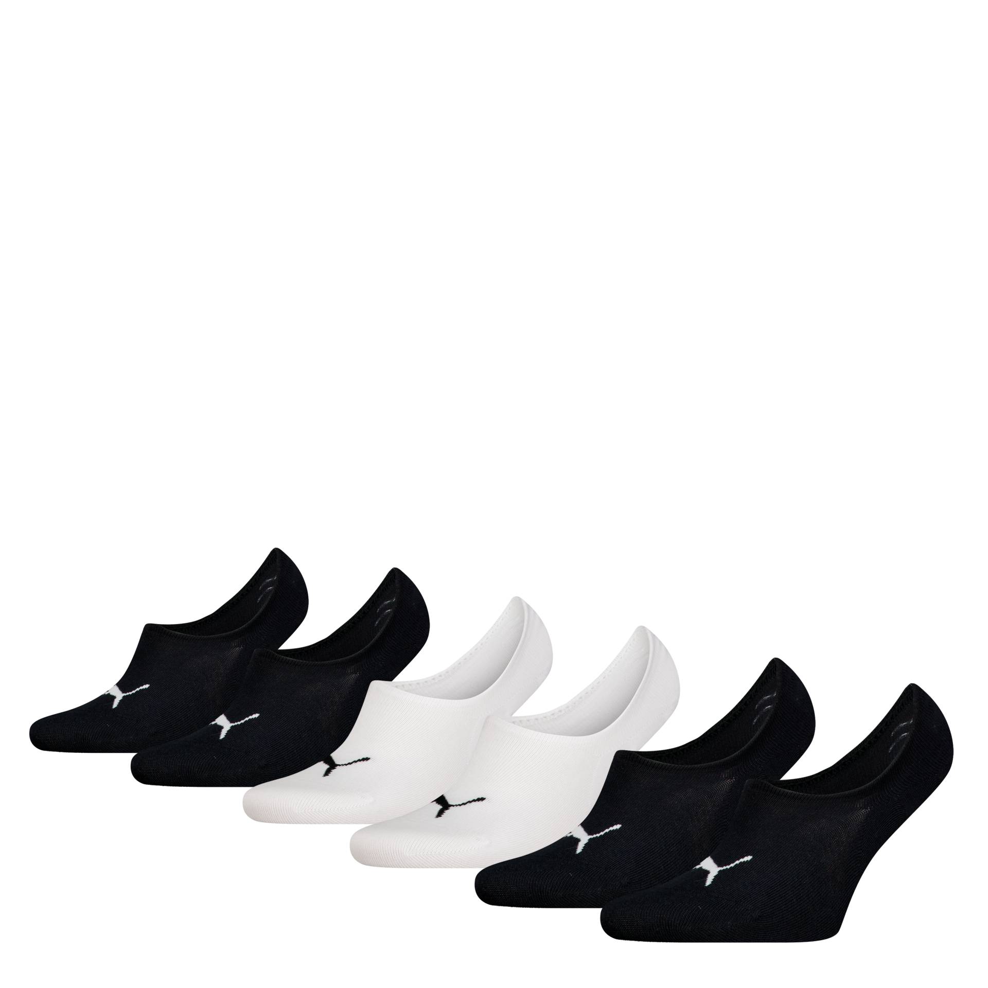 PUMA Füsslinge »PUMA UNISEX FOOTIE HIGHCUT 6P ECOM«, (6 Paar), Mit eingestricktem Logo von PUMA