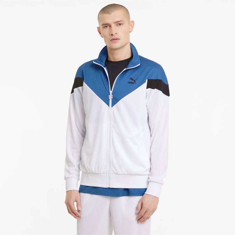 PUMA Iconic MCS Mesh Herren Trainingsjacke | Mit Aucun | Weiß | Größe: M von PUMA