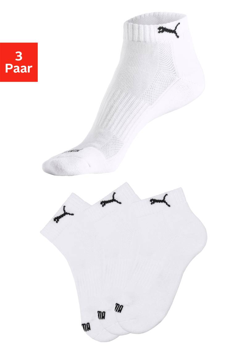 PUMA Kurzsocken, (3 Paar), mit Frotteesole von PUMA