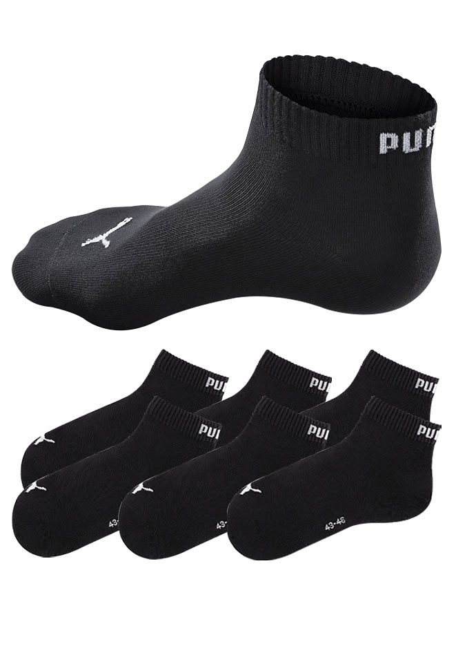 PUMA Kurzsocken, (6 Paar), mit Rippbündchen von PUMA