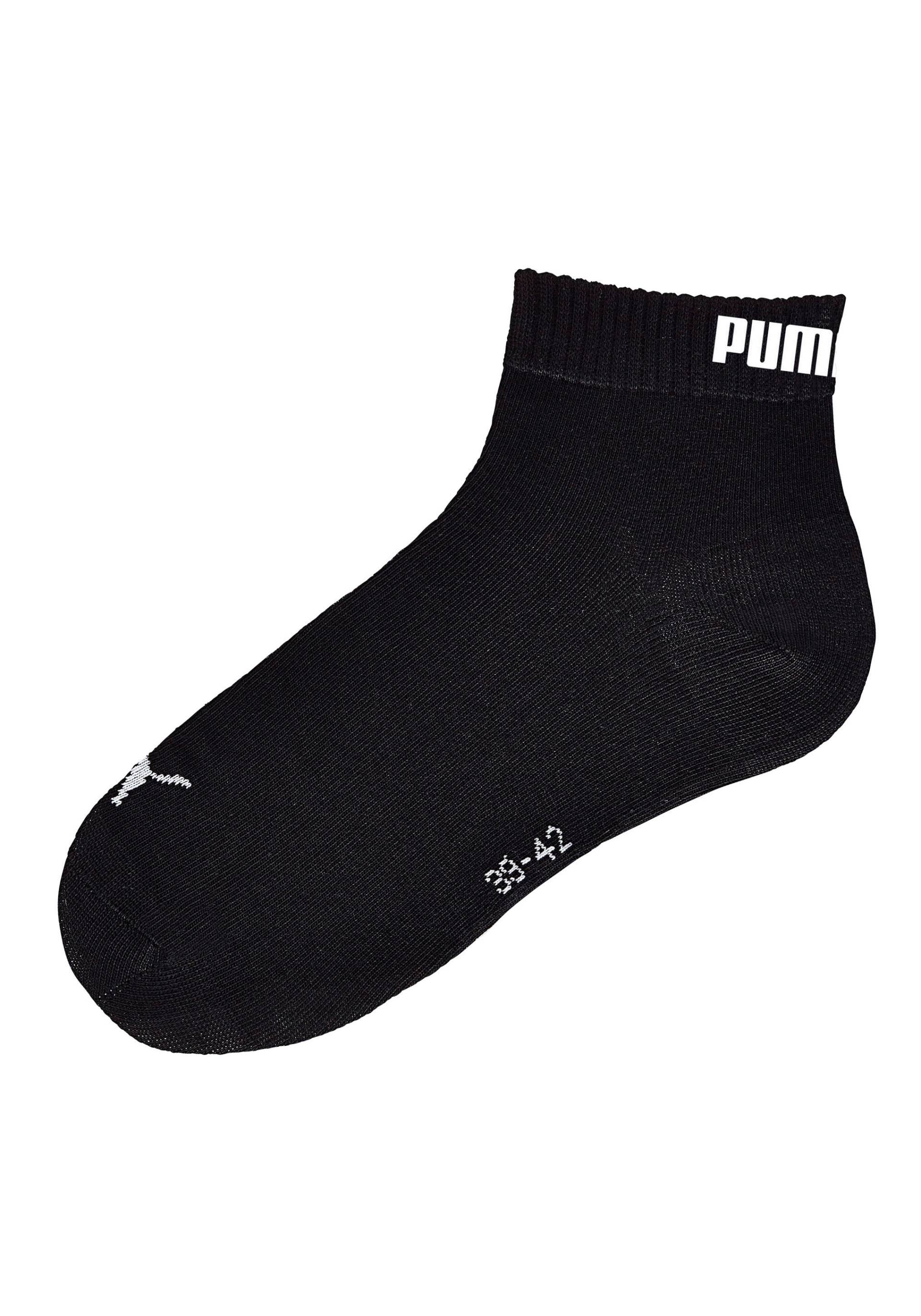 PUMA Kurzsocken, (9 Paar), Atmungsaktiv, feuchtigkeitsregulierend, Rippenbündchen von PUMA