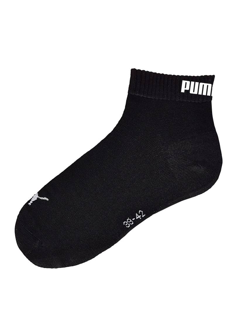 PUMA Kurzsocken, (9 Paar), Atmungsaktiv, feuchtigkeitsregulierend, Rippenbündchen von PUMA