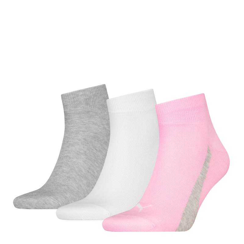PUMA Kurzsocken »PUMA UNISEX LIFESTYLE QUARTER 3P«, (3 Paar, 3 Paar), mit kurzem geripptem Schaft von PUMA