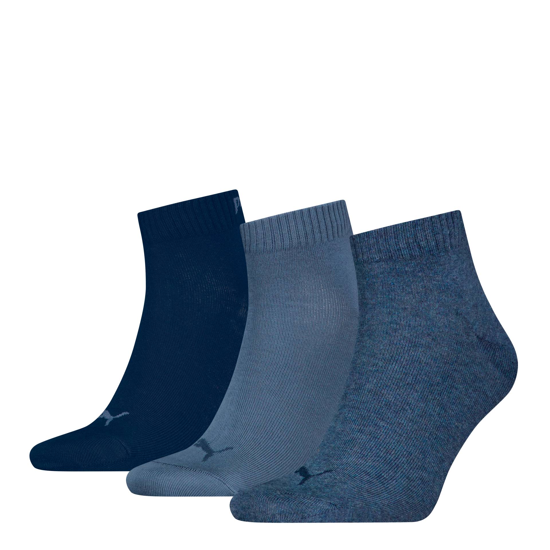 PUMA Kurzsocken »PUMA UNISEX QUARTER PLAIN 3P«, (3 Paar, 3 Paar), mit kleinem Logo von PUMA