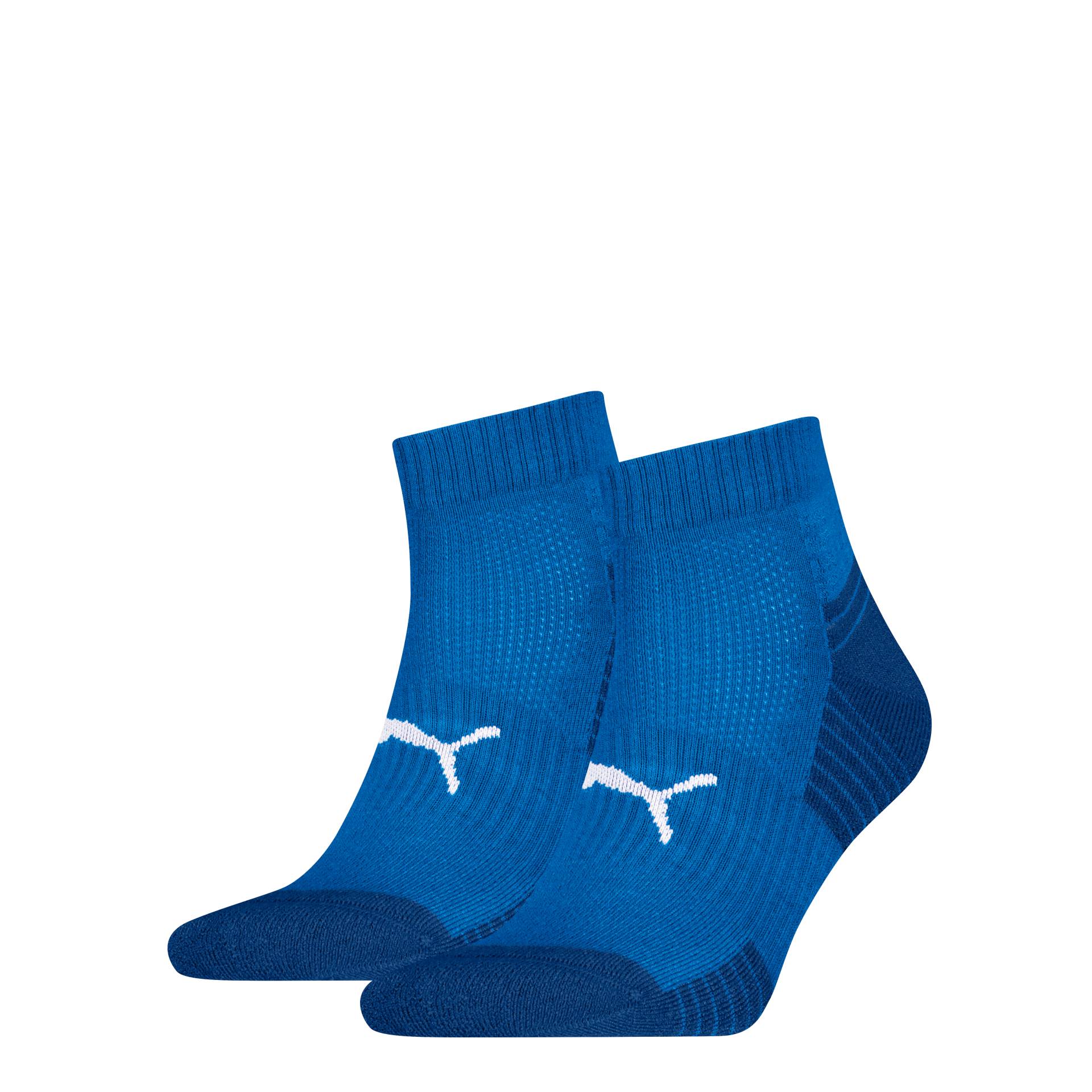 PUMA Kurzsocken »PUMA UNISEX SPORT CUSHIONED QUARTER 2P«, (2 Paar), Rippenbündchen, optimierte Dämpfung für zusätzlichen Komfort von PUMA