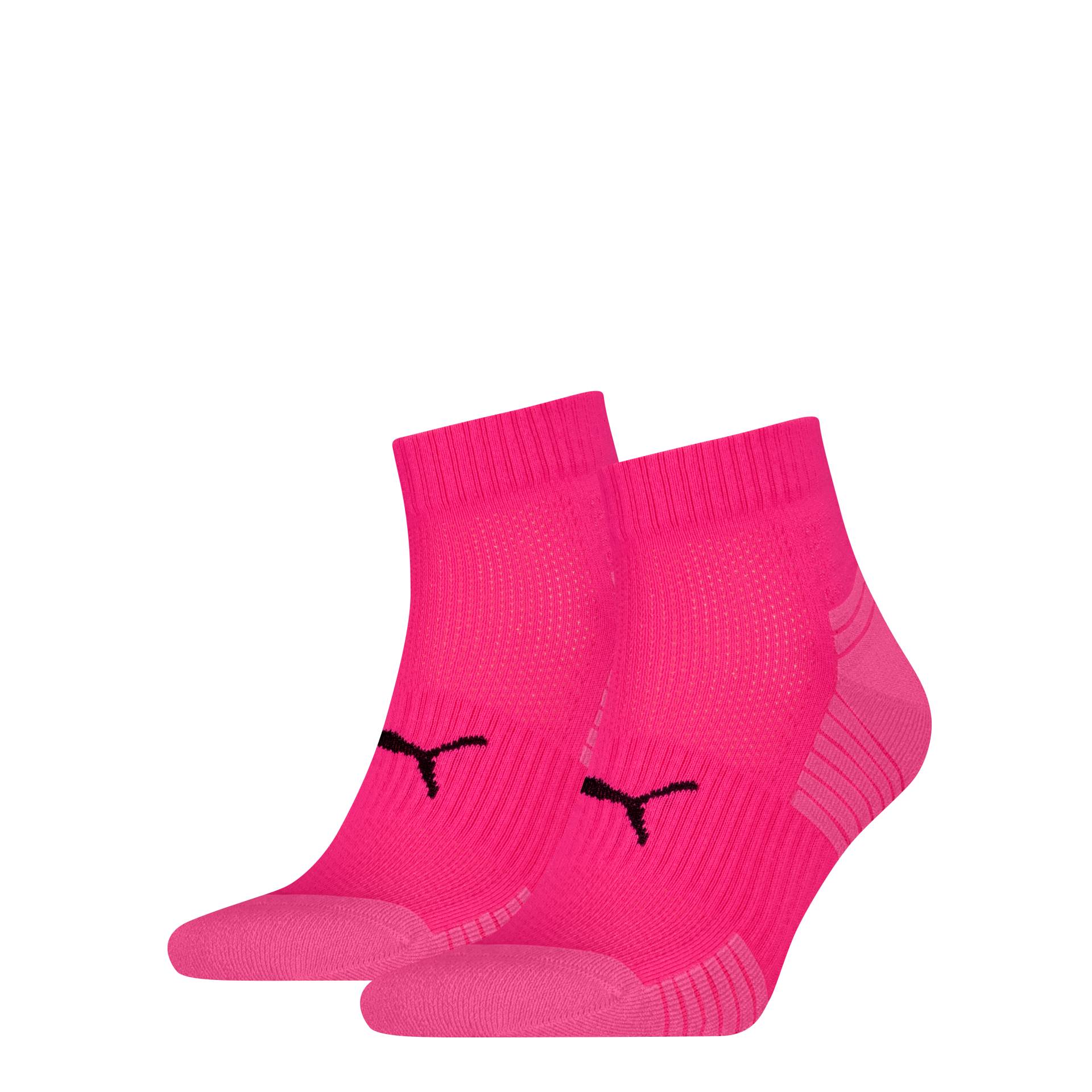 PUMA Kurzsocken »PUMA UNISEX SPORT CUSHIONED QUARTER 2P«, (2 Paar), Rippenbündchen, optimierte Dämpfung für zusätzlichen Komfort von PUMA