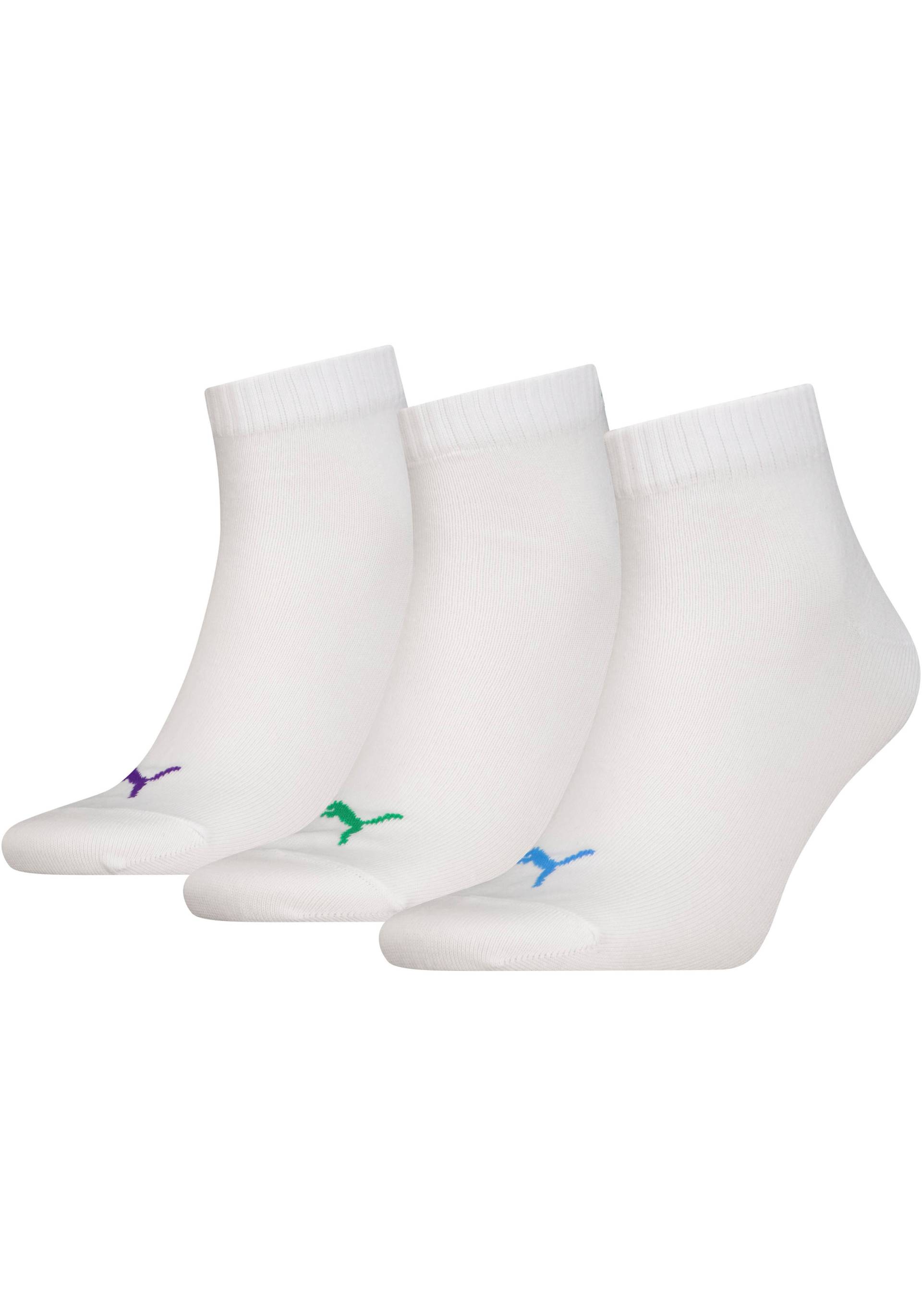 PUMA Kurzsocken »Unisex PUMA UNISEX QUARTER PLAIN«, (Packung, 3 Paar) von PUMA