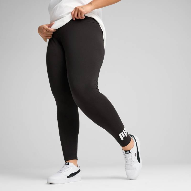 PUMA Leggings »ESS NO. 1 LOGO LEGGINGS«, angenehmer Baumwollmix, für Fitness, Sport und Freizeit von PUMA
