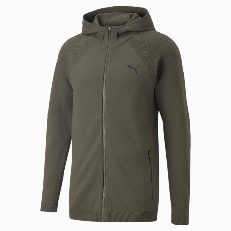 PUMA N.R.G. evoKNIT Herren Trainings-Hoodie | Mit Aucun | Lila | Größe: XL von PUMA