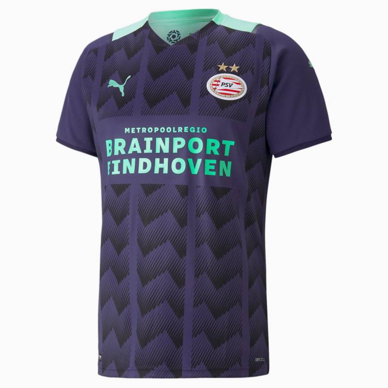 PUMA PSV Replica Auswärtstrikot für Herren 21/22 | Mit Aucun | Grün | Größe: 3XL von PUMA