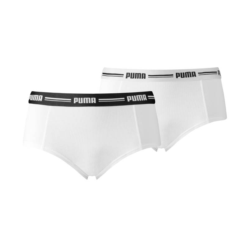 PUMA Panty »PUMA WOMEN MINI SHORT 2P HANG«, (2er Pack), Mit elastischem Logobund von PUMA