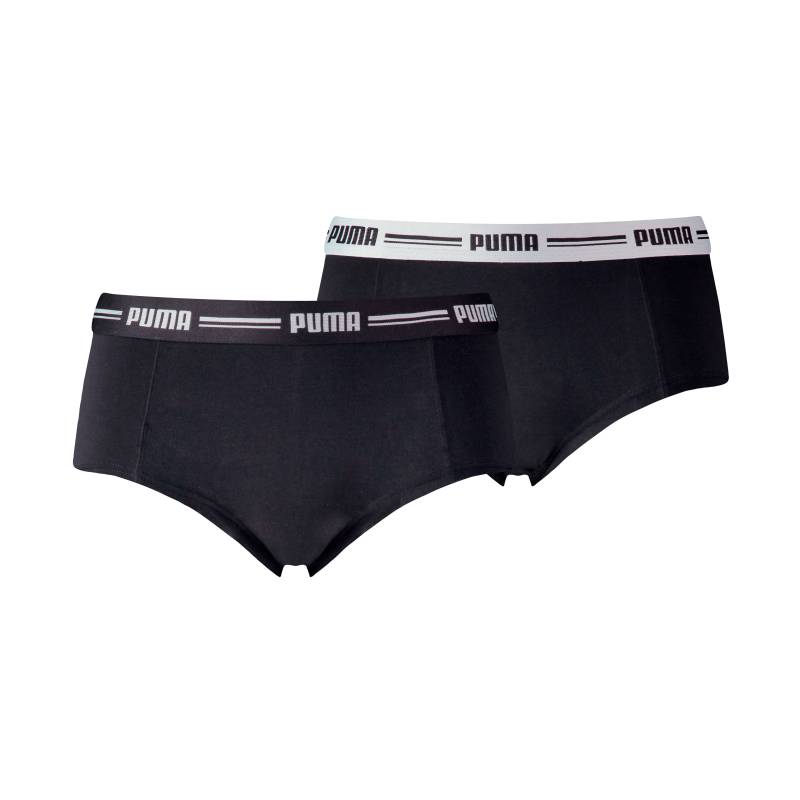 PUMA Panty »PUMA WOMEN MINI SHORT 2P HANG«, (2er Pack), Mit elastischem Logobund von PUMA