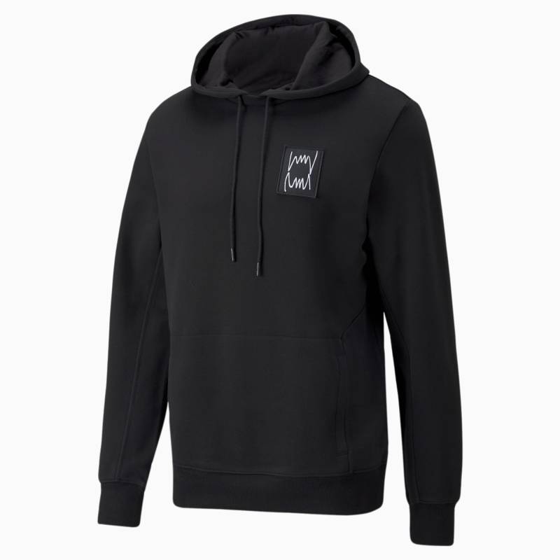 PUMA Pivot Herren Basketball Hoodie | Mit Aucun | Schwarz | Größe: 4XL von PUMA