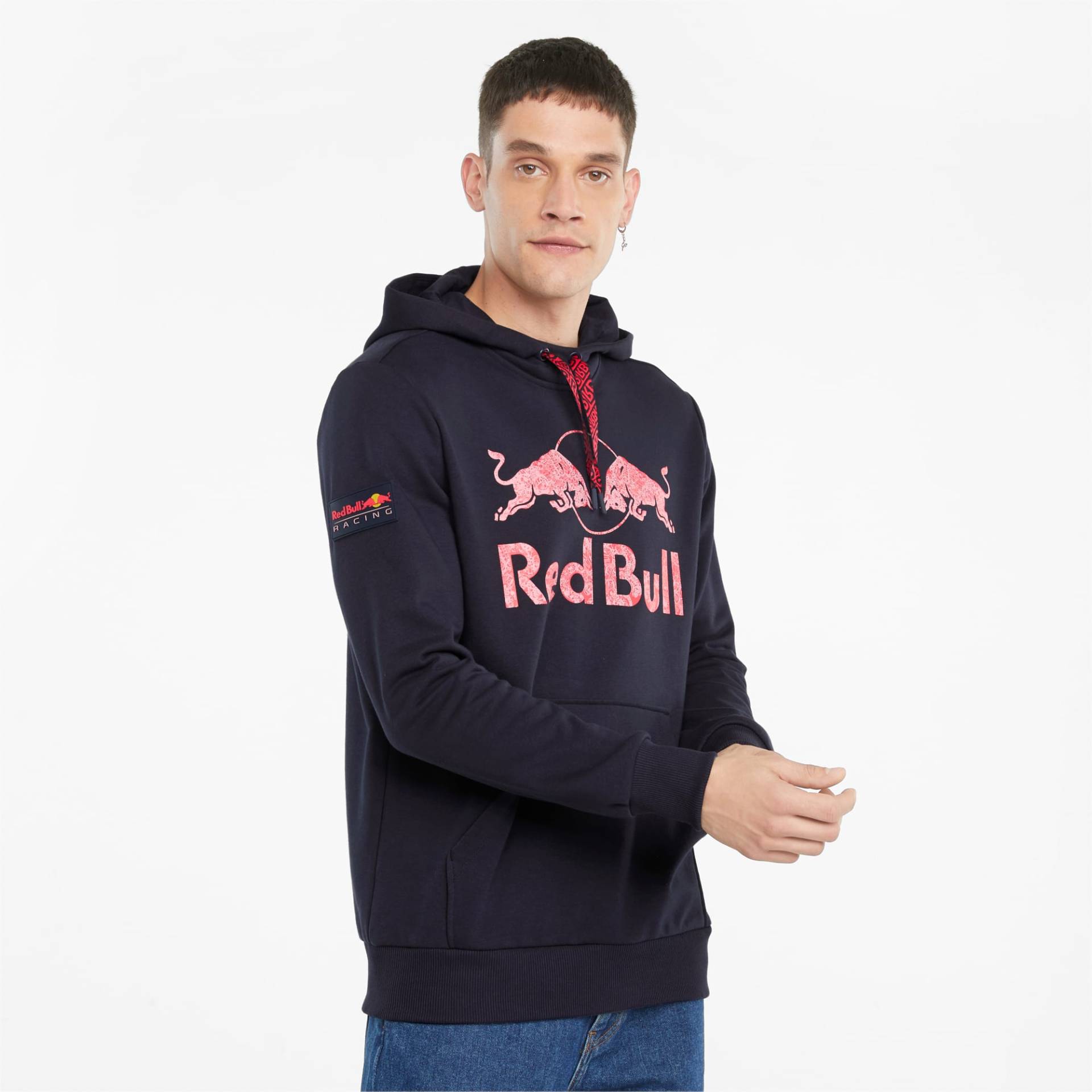 PUMA Red Bull Racing Double Bull Herren Hoodie | Mit Aucun | Schwarz | Größe: L PUMA Red Bull Racing Double Bull Herren Hoodie | Mit Aucun | Schwarz | Größe: L von PUMA