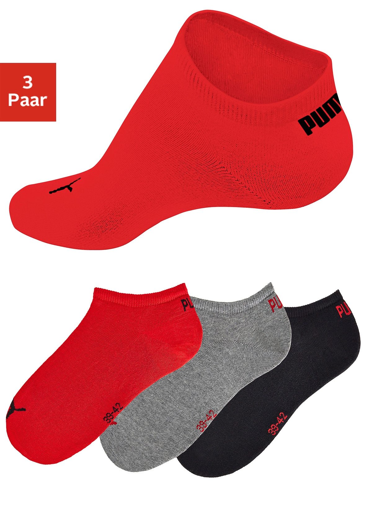 PUMA Sneakersocken, (3 Paar) von PUMA