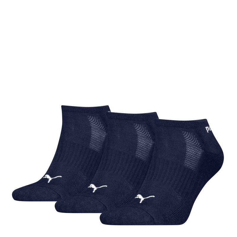 PUMA Sneakersocken »PUMA UNISEX CUSHIONED SNEAKER 3P«, (3 Paar), verstärkter Fersen-und Zehenbreich, Puma Cat-Logo von PUMA