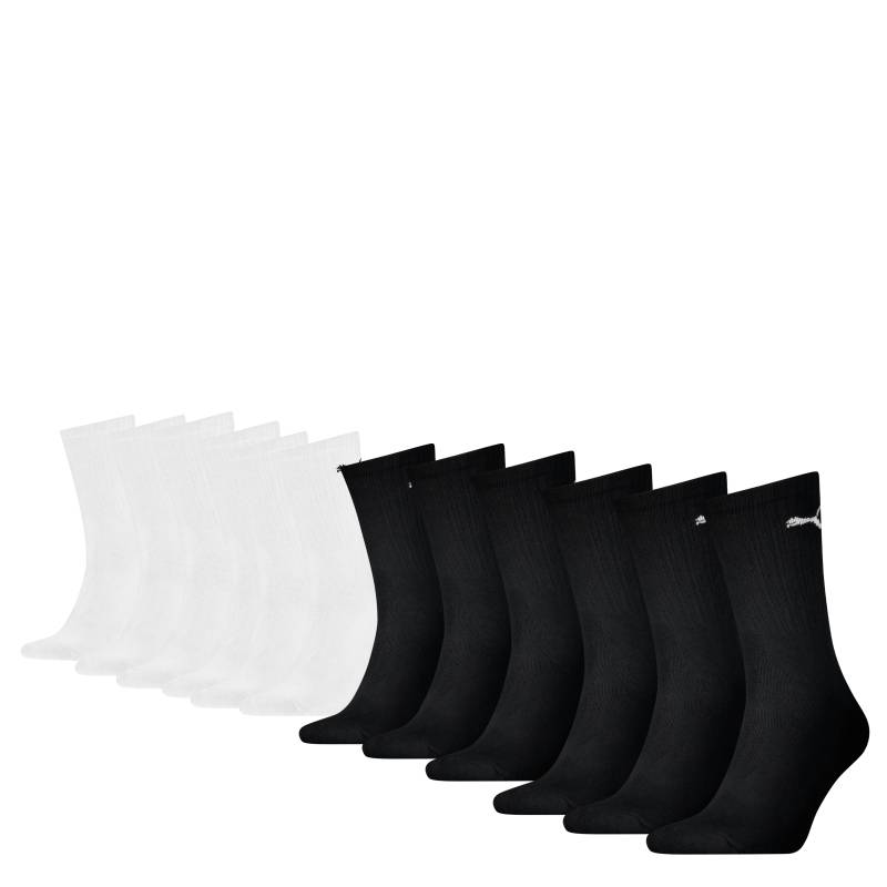 PUMA Socken »PUMA CREW SOCK 12P ECOM«, (12 Paar), Gepolsterte Sohle für Stossdämpfung und zusätzlichen Komfort von PUMA