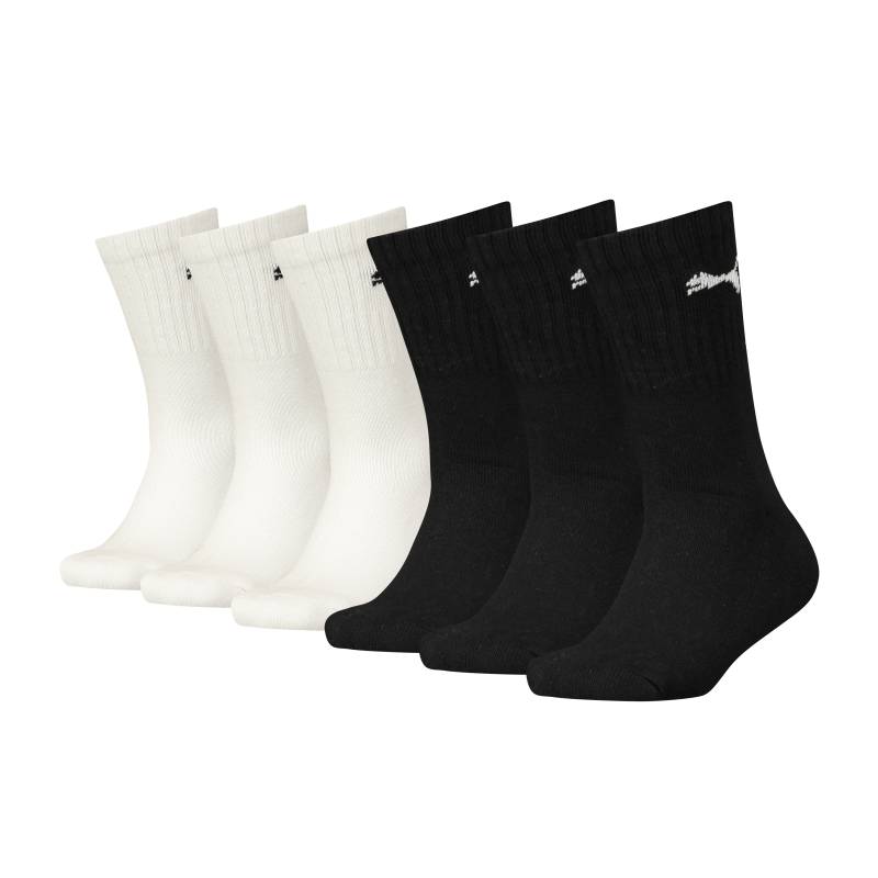 PUMA Socken »PUMA JUNIOR CREW SOCK 6P ECOM«, (6 Paar, 6 Paar), gepolsterte Sohle für zusätzlichen Komfort von PUMA