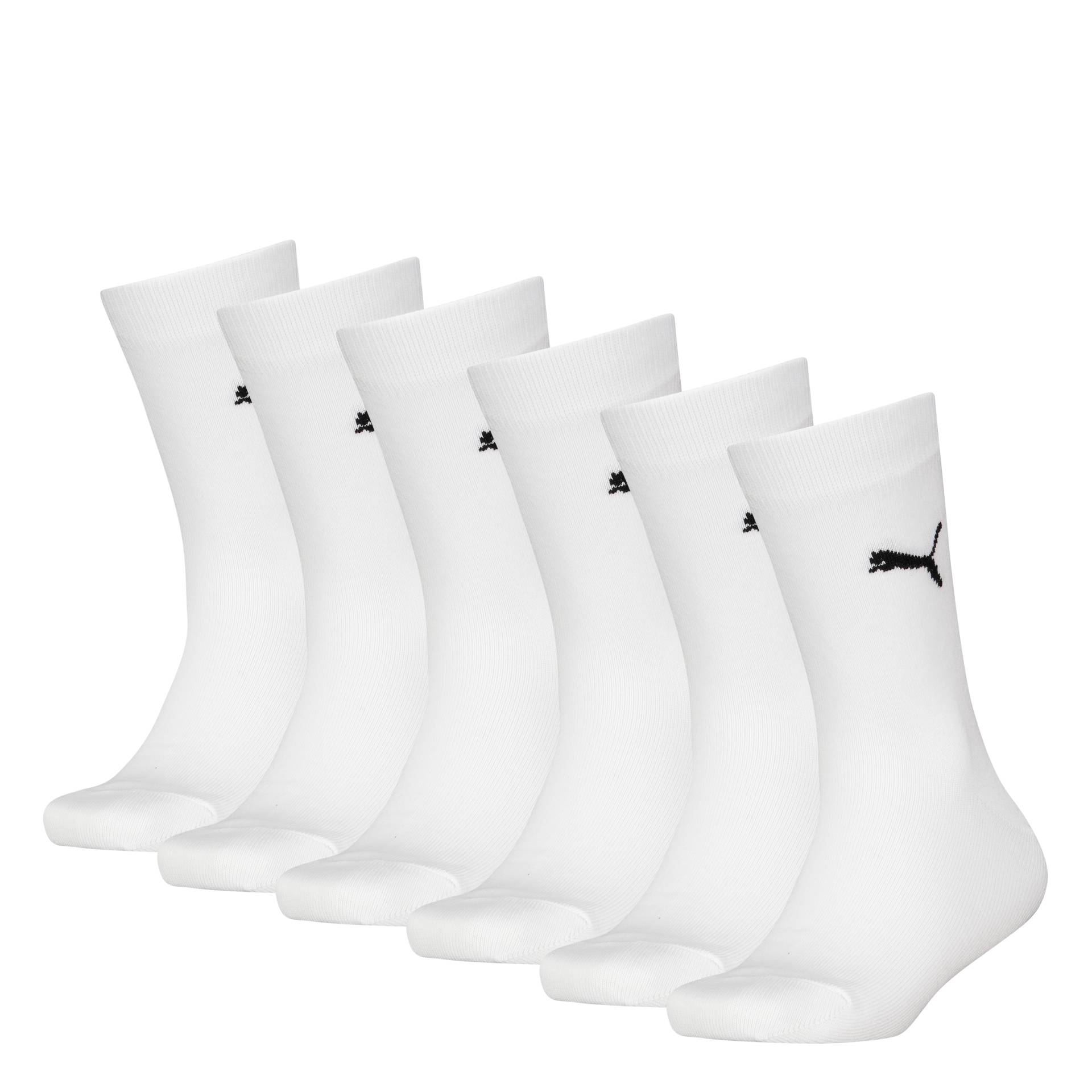 PUMA Socken »PUMA KIDS EASY RIDER 6P ECOM«, (6 Paar), Sportsocken, Rippenbündchen, Logo von PUMA