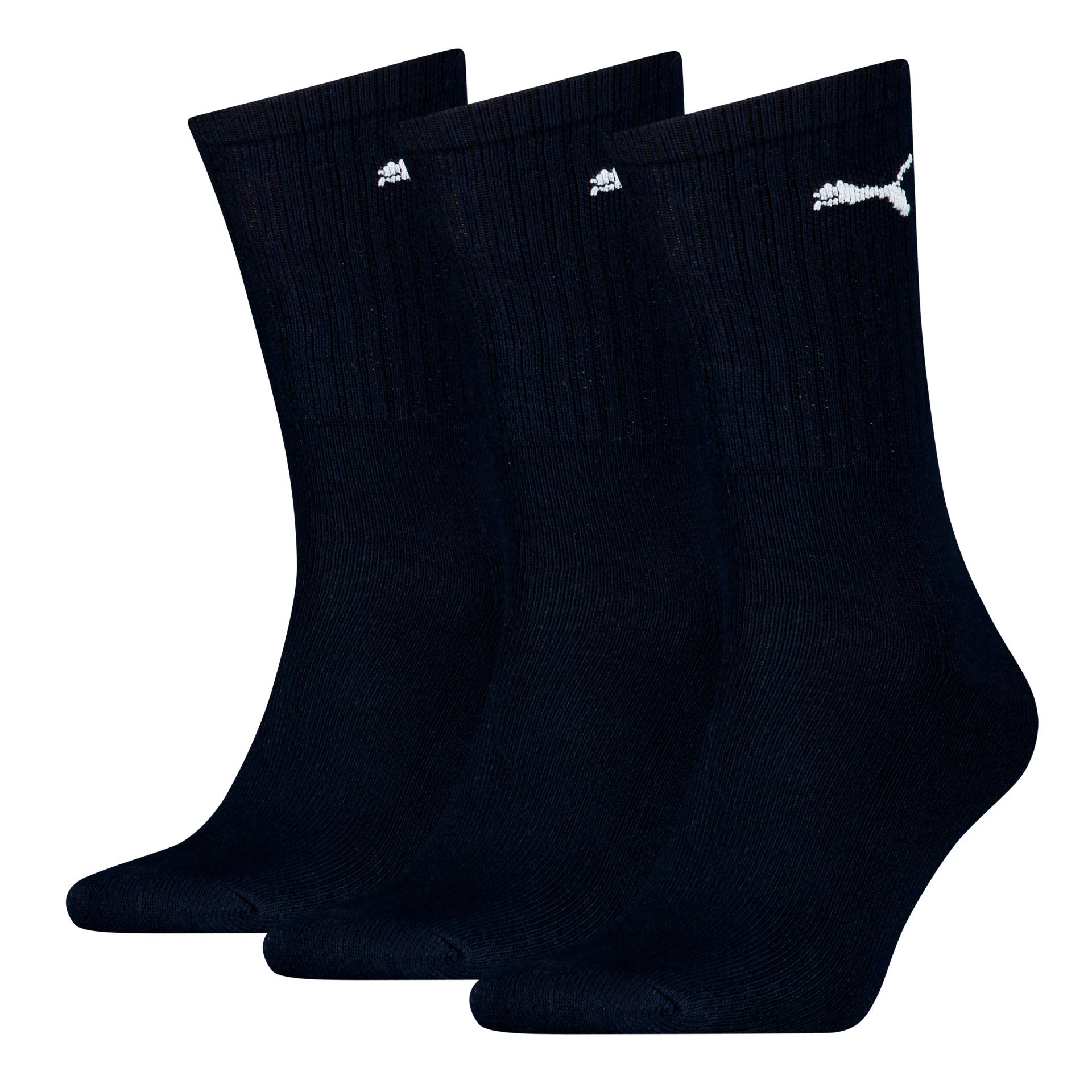 PUMA Socken »PUMA UNISEX CREW SOCK 3P«, (3 Paar), mit farblichem Logo von PUMA