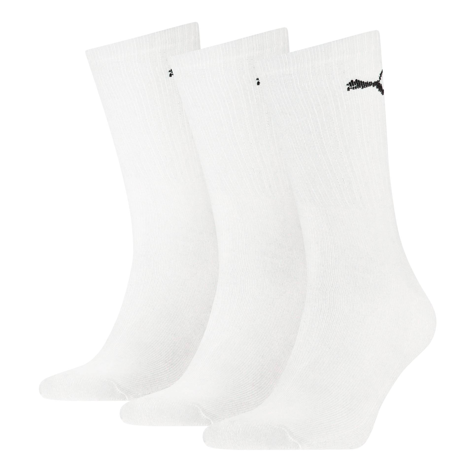 PUMA Socken »PUMA UNISEX CREW SOCK 3P«, (3 Paar), mit farblichem Logo von PUMA